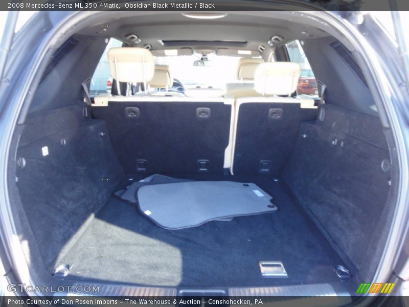 Obsidian Black Metallic / Black 2008 Mercedes-Benz ML 350 4Matic