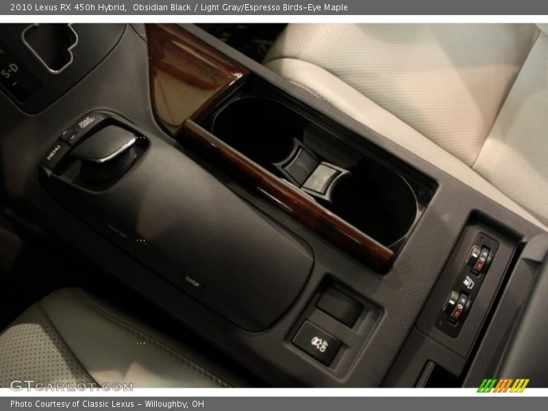 Obsidian Black / Light Gray/Espresso Birds-Eye Maple 2010 Lexus RX 450h Hybrid