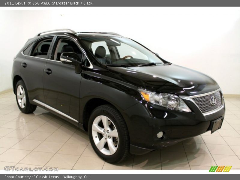 Stargazer Black / Black 2011 Lexus RX 350 AWD