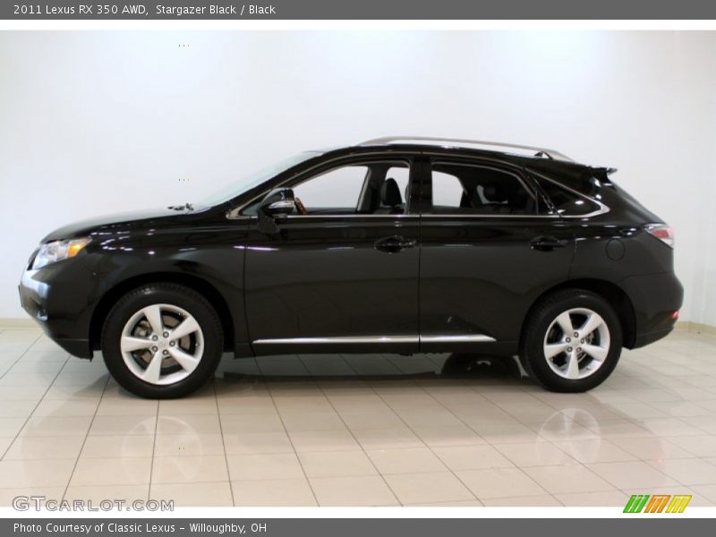 Stargazer Black / Black 2011 Lexus RX 350 AWD