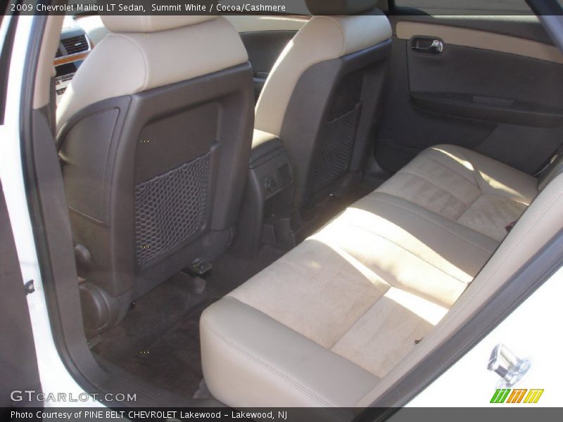 Summit White / Cocoa/Cashmere 2009 Chevrolet Malibu LT Sedan