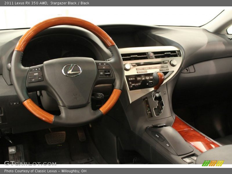 Stargazer Black / Black 2011 Lexus RX 350 AWD