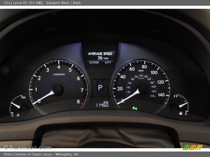 Stargazer Black / Black 2011 Lexus RX 350 AWD