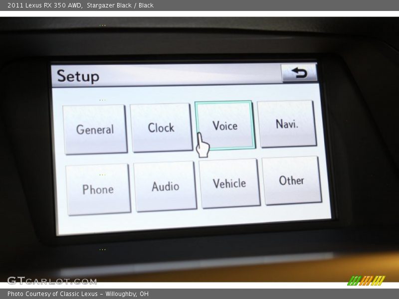 Stargazer Black / Black 2011 Lexus RX 350 AWD