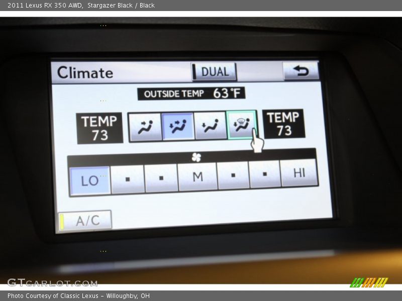 Stargazer Black / Black 2011 Lexus RX 350 AWD