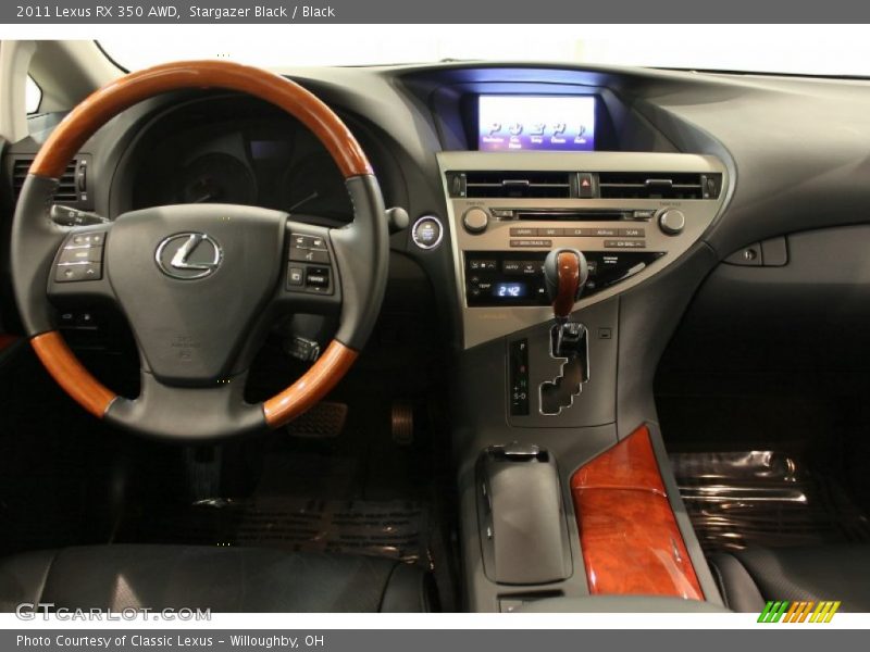 Stargazer Black / Black 2011 Lexus RX 350 AWD