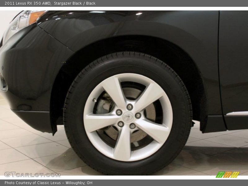 Stargazer Black / Black 2011 Lexus RX 350 AWD