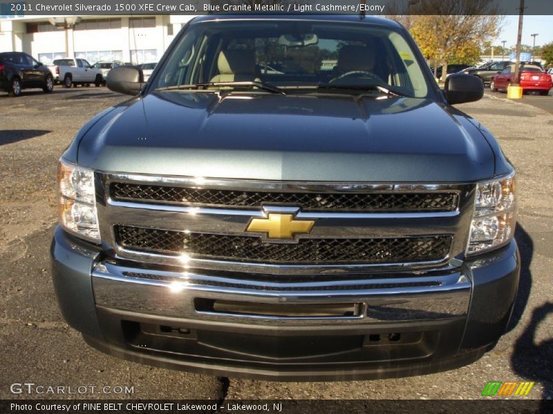 Blue Granite Metallic / Light Cashmere/Ebony 2011 Chevrolet Silverado 1500 XFE Crew Cab