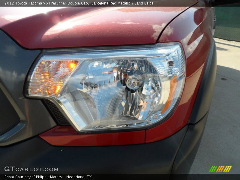 Barcelona Red Metallic / Sand Beige 2012 Toyota Tacoma V6 Prerunner Double Cab