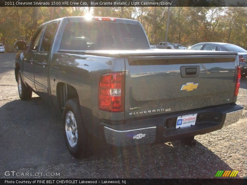 Blue Granite Metallic / Light Cashmere/Ebony 2011 Chevrolet Silverado 1500 XFE Crew Cab