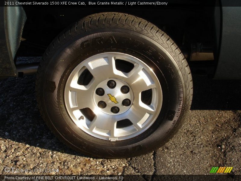 Blue Granite Metallic / Light Cashmere/Ebony 2011 Chevrolet Silverado 1500 XFE Crew Cab