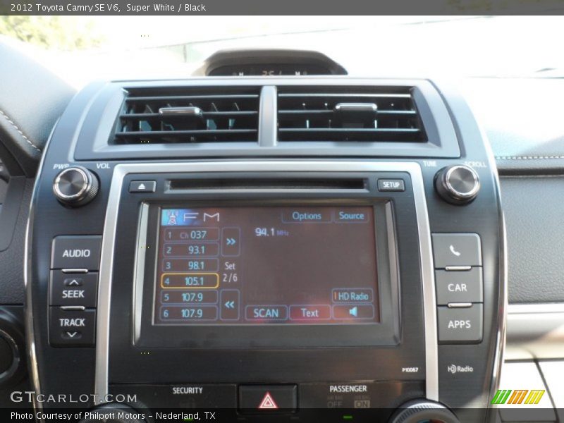 Audio System of 2012 Camry SE V6