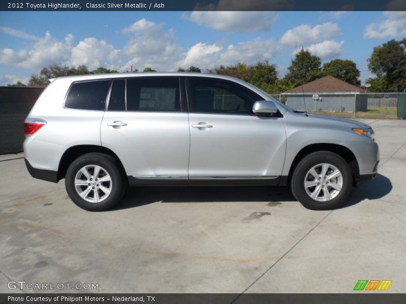 Classic Silver Metallic / Ash 2012 Toyota Highlander