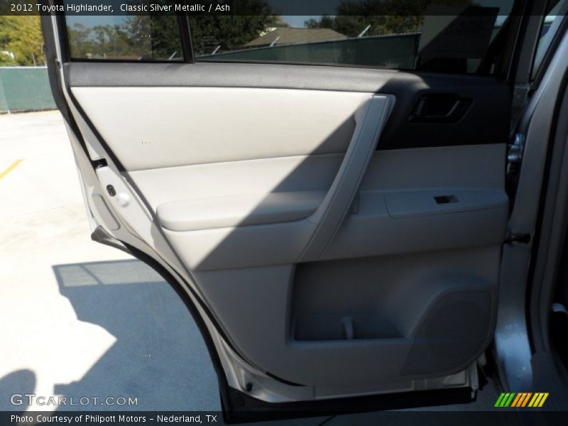 Classic Silver Metallic / Ash 2012 Toyota Highlander