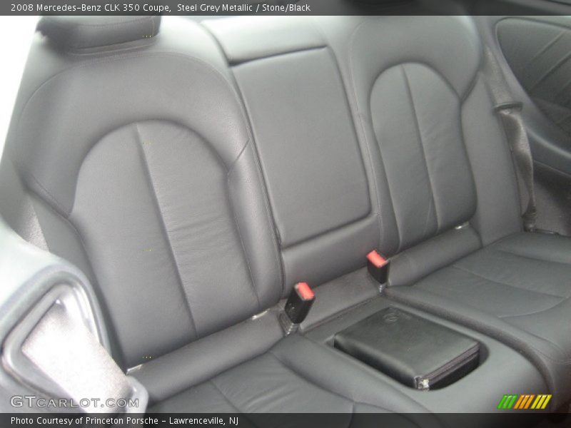 Steel Grey Metallic / Stone/Black 2008 Mercedes-Benz CLK 350 Coupe