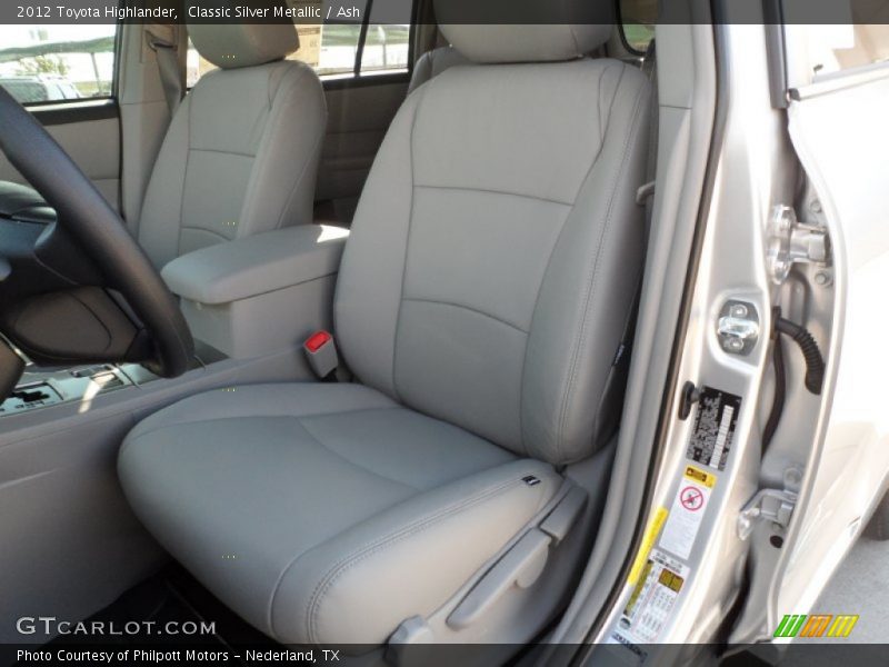 Classic Silver Metallic / Ash 2012 Toyota Highlander