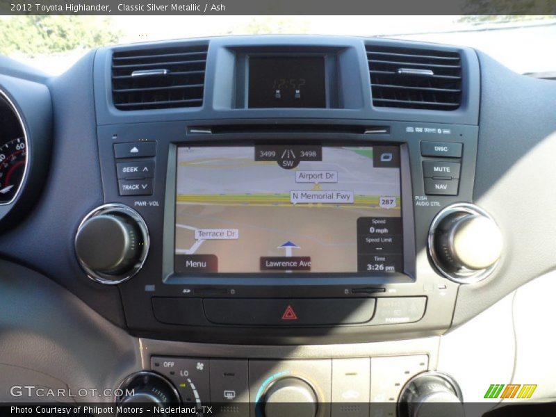Classic Silver Metallic / Ash 2012 Toyota Highlander