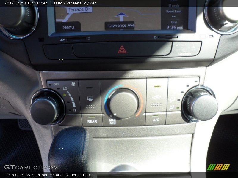 Classic Silver Metallic / Ash 2012 Toyota Highlander
