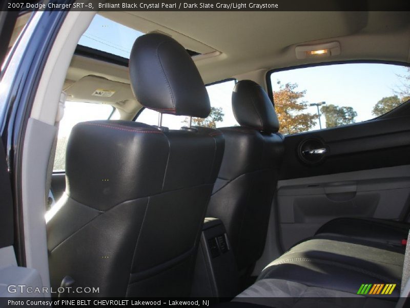 Brilliant Black Crystal Pearl / Dark Slate Gray/Light Graystone 2007 Dodge Charger SRT-8