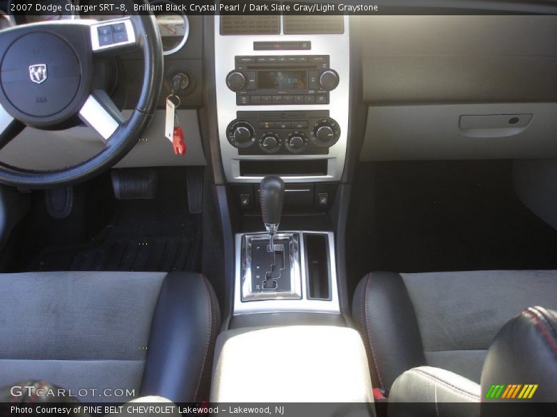 Brilliant Black Crystal Pearl / Dark Slate Gray/Light Graystone 2007 Dodge Charger SRT-8