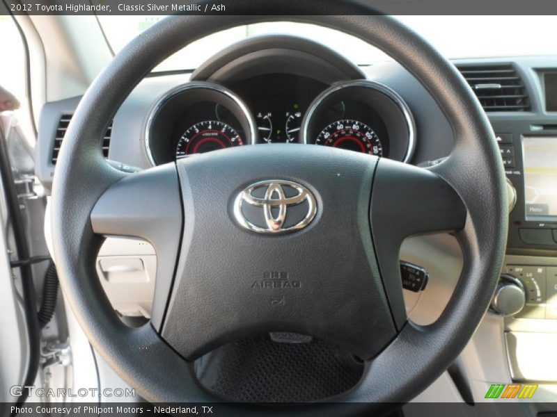 Classic Silver Metallic / Ash 2012 Toyota Highlander