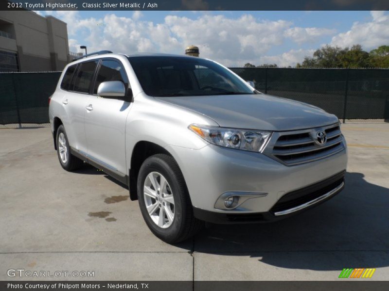 Classic Silver Metallic / Ash 2012 Toyota Highlander