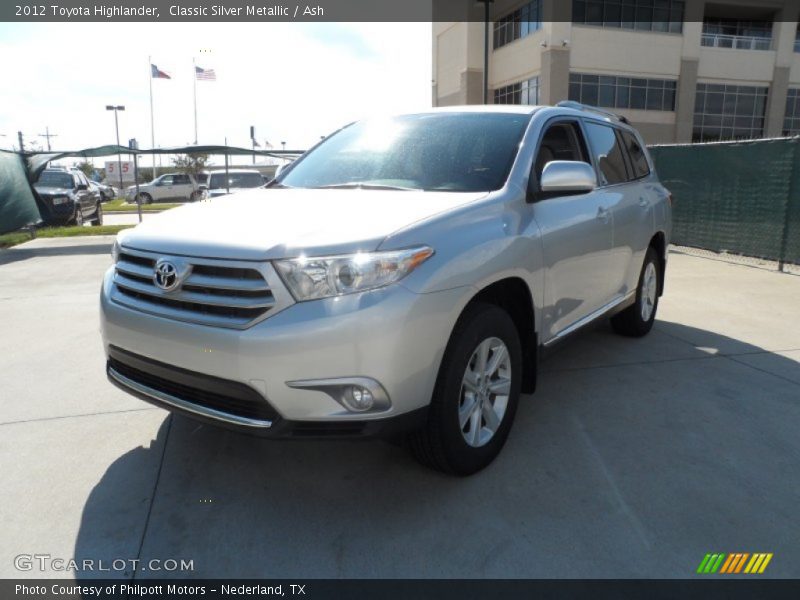 Classic Silver Metallic / Ash 2012 Toyota Highlander