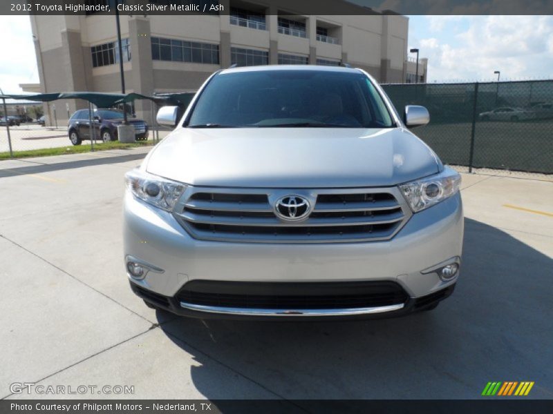 Classic Silver Metallic / Ash 2012 Toyota Highlander