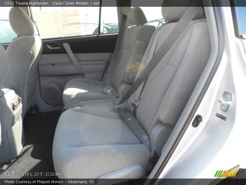 Classic Silver Metallic / Ash 2012 Toyota Highlander