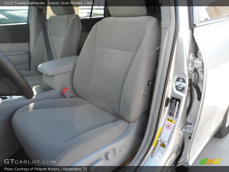 Classic Silver Metallic / Ash 2012 Toyota Highlander