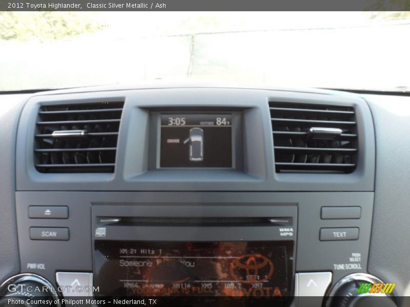 Classic Silver Metallic / Ash 2012 Toyota Highlander