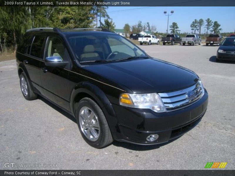 Tuxedo Black Metallic / Medium Light Stone 2009 Ford Taurus X Limited