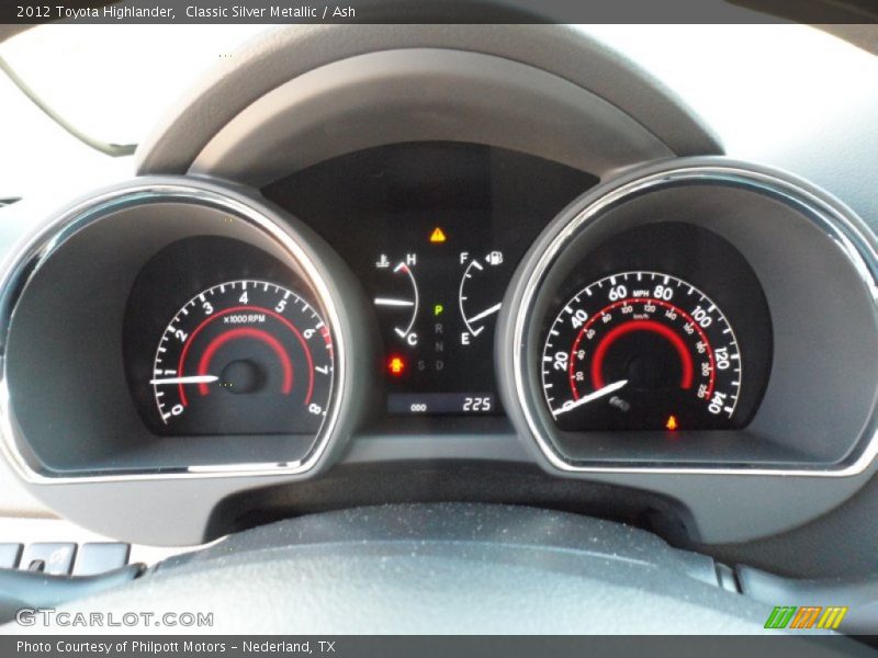 Classic Silver Metallic / Ash 2012 Toyota Highlander
