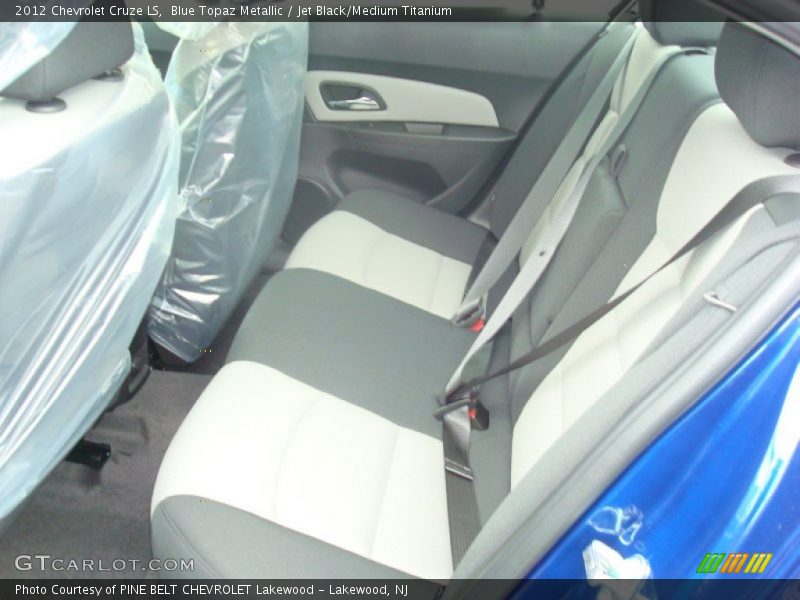 Blue Topaz Metallic / Jet Black/Medium Titanium 2012 Chevrolet Cruze LS