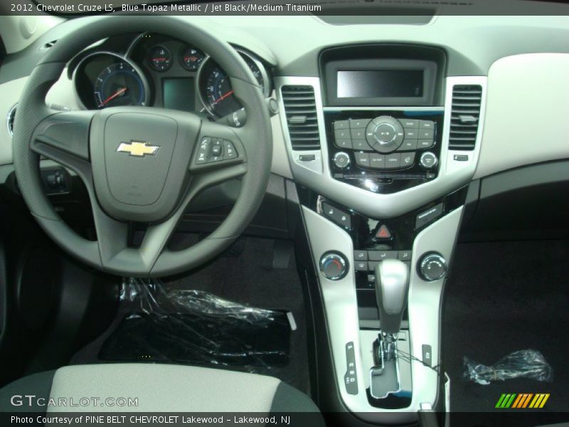 Blue Topaz Metallic / Jet Black/Medium Titanium 2012 Chevrolet Cruze LS