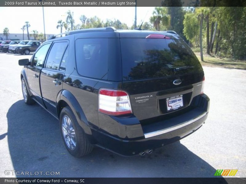 Tuxedo Black Metallic / Medium Light Stone 2009 Ford Taurus X Limited
