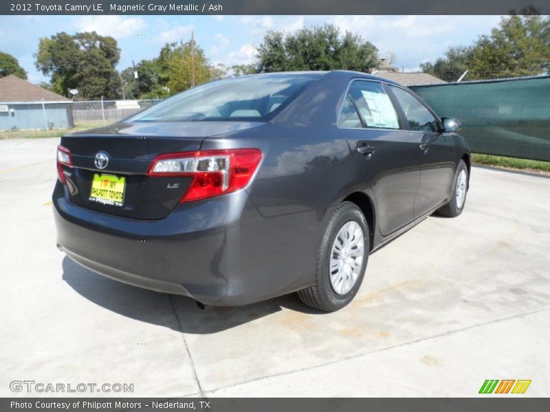 Magnetic Gray Metallic / Ash 2012 Toyota Camry LE
