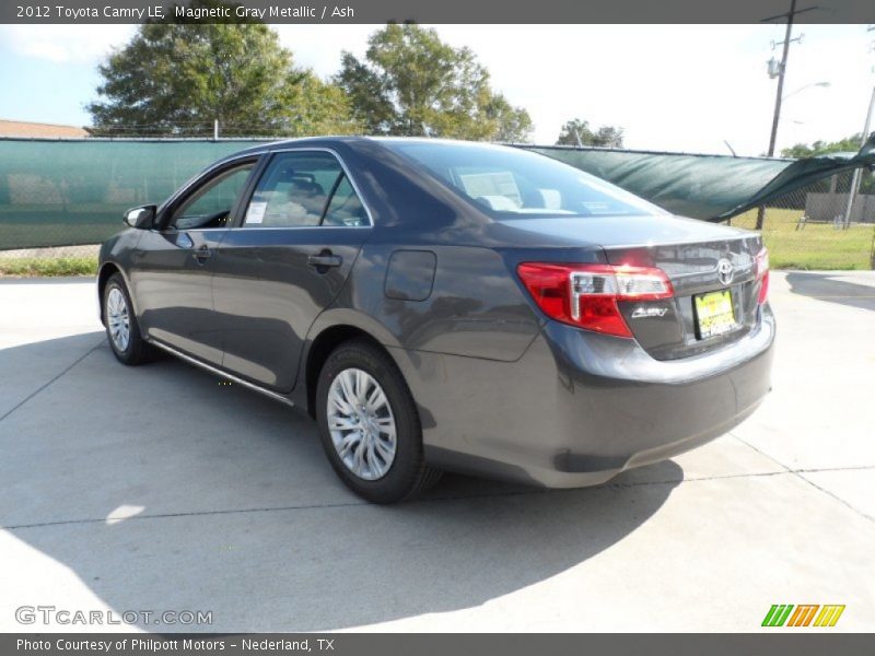 Magnetic Gray Metallic / Ash 2012 Toyota Camry LE