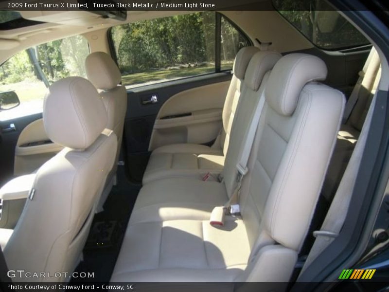 Tuxedo Black Metallic / Medium Light Stone 2009 Ford Taurus X Limited