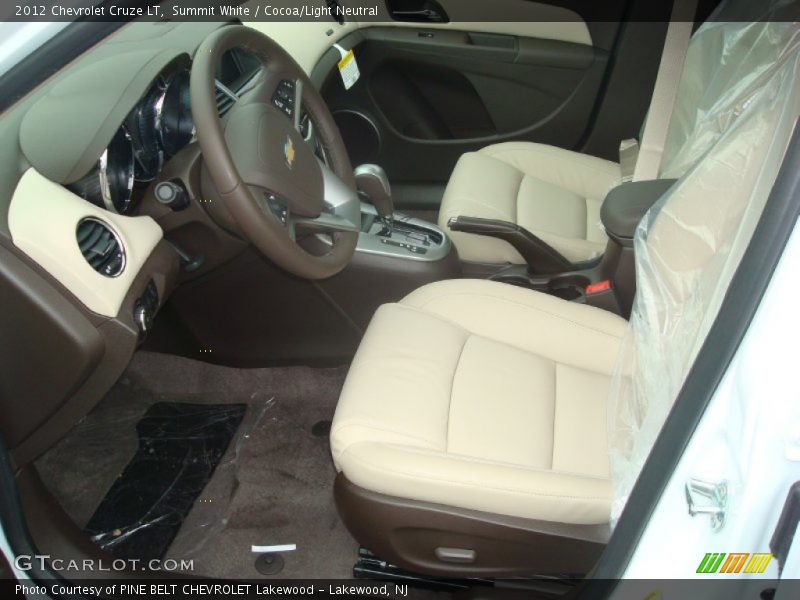  2012 Cruze LT Cocoa/Light Neutral Interior