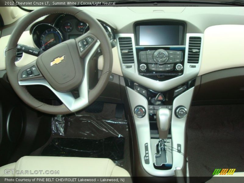 Dashboard of 2012 Cruze LT