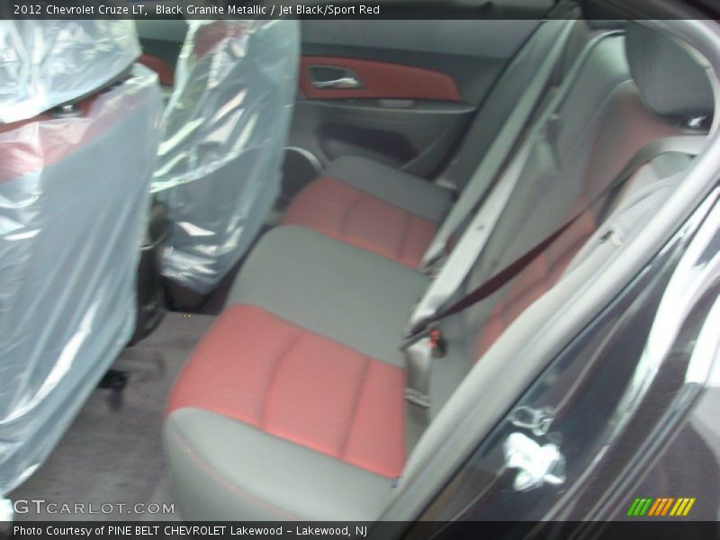 Black Granite Metallic / Jet Black/Sport Red 2012 Chevrolet Cruze LT
