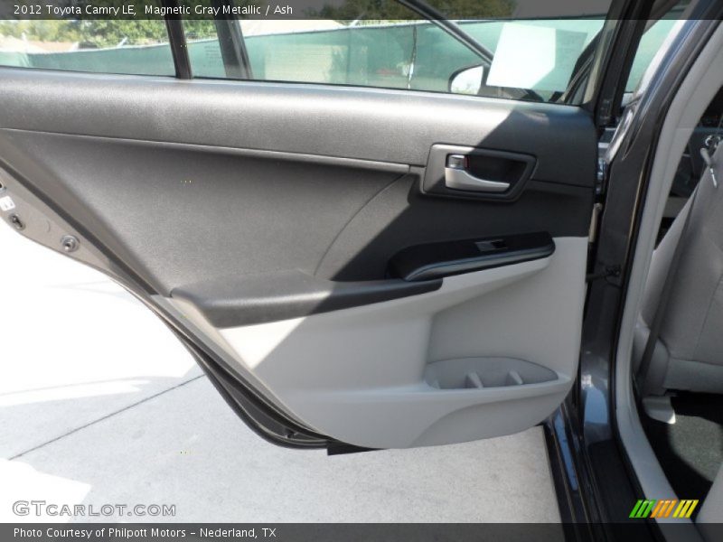 Magnetic Gray Metallic / Ash 2012 Toyota Camry LE