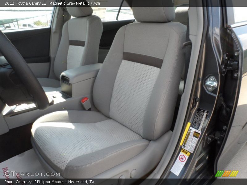 Magnetic Gray Metallic / Ash 2012 Toyota Camry LE