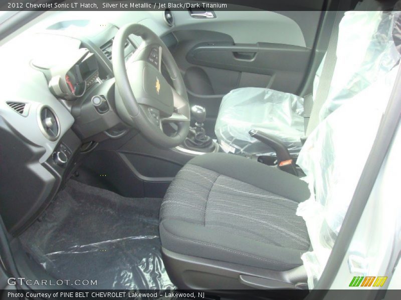 Silver Ice Metallic / Jet Black/Dark Titanium 2012 Chevrolet Sonic LT Hatch