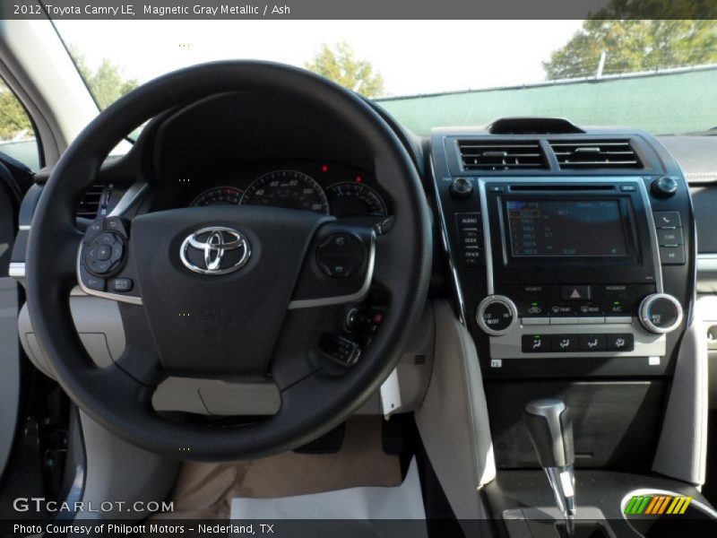 Magnetic Gray Metallic / Ash 2012 Toyota Camry LE