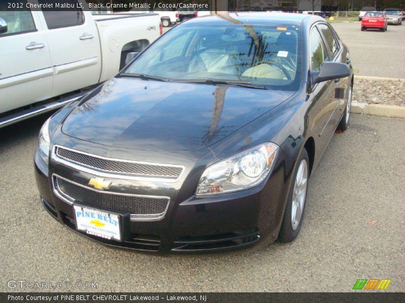 Black Granite Metallic / Cocoa/Cashmere 2012 Chevrolet Malibu LS