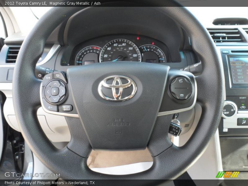 Magnetic Gray Metallic / Ash 2012 Toyota Camry LE