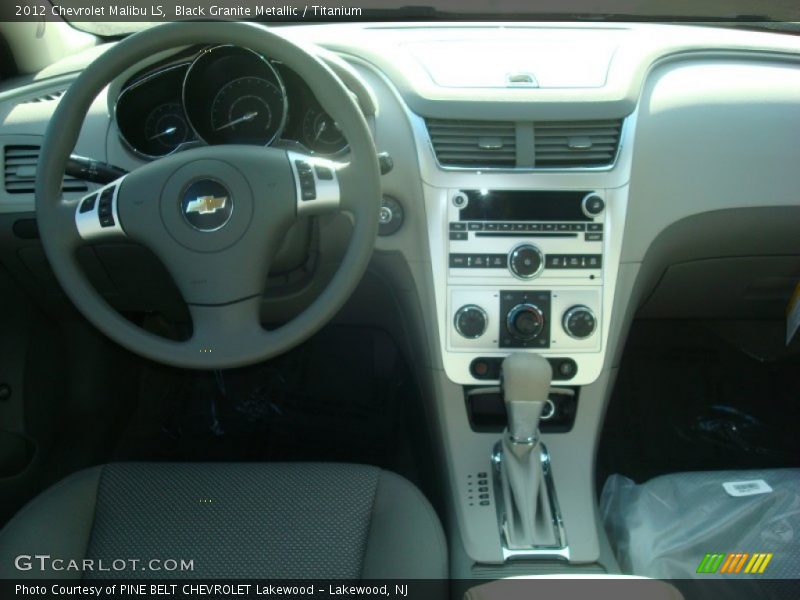 Black Granite Metallic / Titanium 2012 Chevrolet Malibu LS