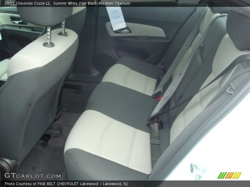 Summit White / Jet Black/Medium Titanium 2012 Chevrolet Cruze LS